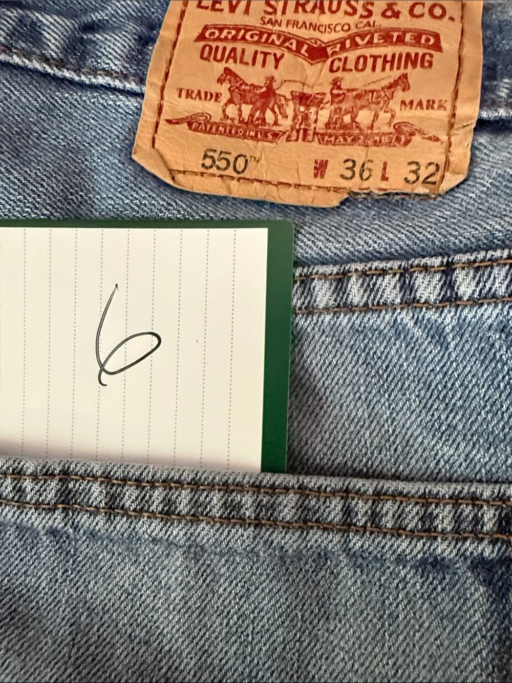 Levi's Light Blue Relaxed 550 Men's Jeans